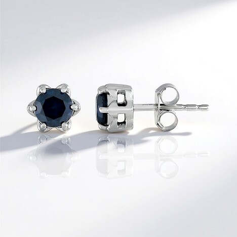 Orecchini in oro con Diamante Blu I2 (SUHANA)