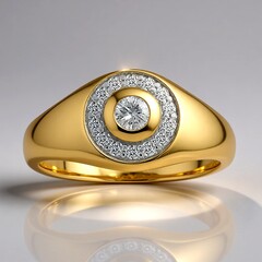 Anello in oro con Diamante SI1 (G)