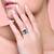 Anello in argento con Topazio Marambaia (de Melo Essence)