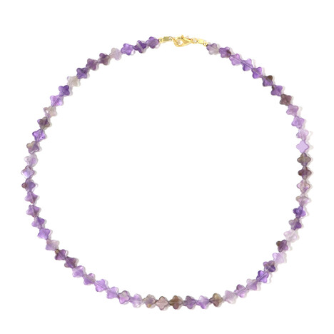 Collar en plata con Amatista de Zambia