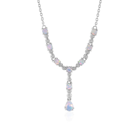 Welo-Opal-Silbercollier