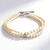 Bracciale in argento con Perla d'Acqua Dolce Bianca (TPC)