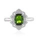 Russian Diopside Silver Ring