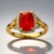 Anello in oro con Opale di Fuoco Messicano (CIRARI)
