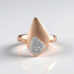 Bague en argent et Zircon (MONOSONO COLLECTION)