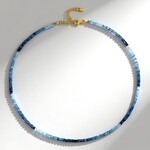 Collana in argento con Acquamarina Santa Maria