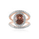 Anello in oro con Zircone Lampone (SUHANA)