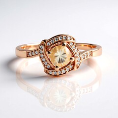 Anello in argento con Morganite