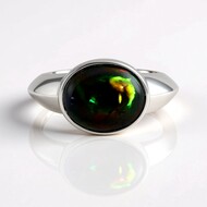 Mezezo Opal Silver Ring (de Melo Essence)
