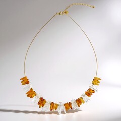 Collar en plata con Cuarzo blanco