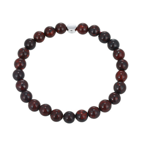 Bracelet en argent et Jaspe brèche