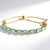 Bracciale in argento con Apatite Blu