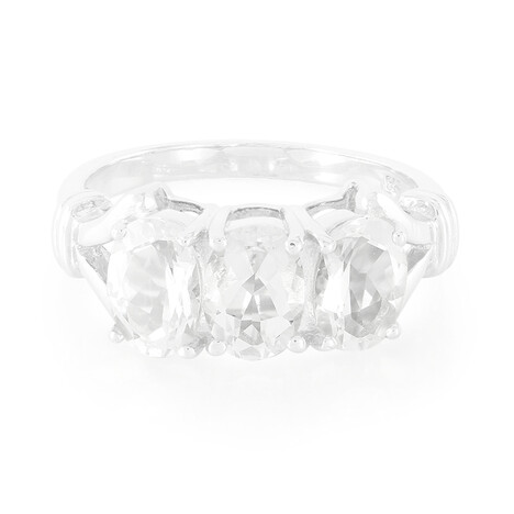 Bague en argent et Goshénite