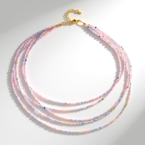 Collana in argento con Berillo Fancy
