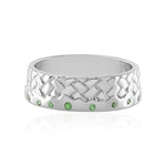 Tansania-Tsavorit-Silberring (de Melo)