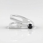 Anello in argento con Diamante Nero (de Melo Essence)