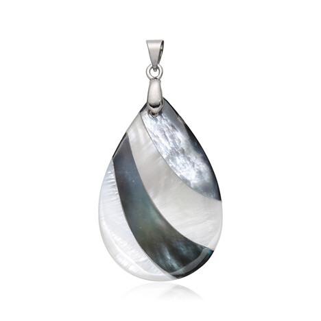 Perlmutt-Silberanhänger