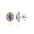 Lavendel-Amethyst-Silberohrringe (Dallas Prince Designs)