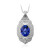 18K AAA Tanzanite Gold Necklace (de Melo)