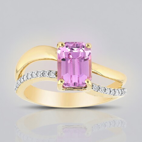 Anello in oro con Kunzite Patroke (de Melo)