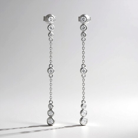 Orecchini in oro con Diamante SI1 (H) (CIRARI)