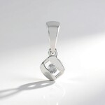 Ciondolo in argento con Diamante I3 (I)