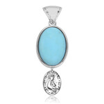 Colgante en plata con Turquesa