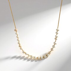 Collana in argento con Perla d'Acqua Dolce Bianca (Joias do Paraíso)