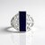 Bague en argent et Lapis-Lazuli (Ornaments by de Melo)