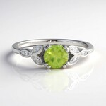 Anello in argento con Sfene