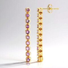 Orecchini in argento con Ametista
