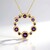 Collana in argento con Ametista (KM by Juwelo)