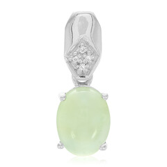 Pendentif en argent et Chrysoprase