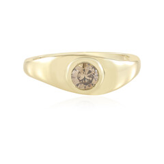 Gouden ring met een I2 Champagne Diamant