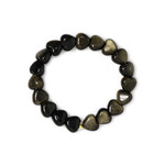 Armband met goud obsidiaanstenen