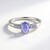 Anello in argento con Tanzanite