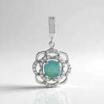 Ciondolo in argento con Grandidierite