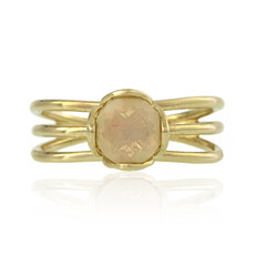 Anillo en oro con Ópalo Welo AAA (de Melo)