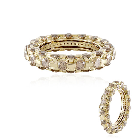 Anello in oro con Diamante Champagne I1 (de Melo)