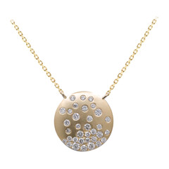 14K SI1 (H) Diamond Gold Necklace (CIRARI)