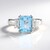 Anello in argento con Topazio Blu Cielo
