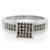 Anello placcato in platino con Diamante Fancy