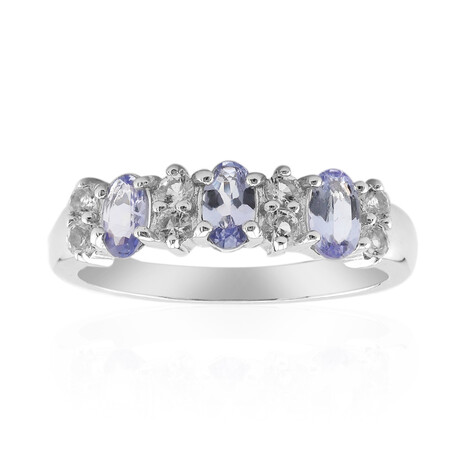 Anello in argento con Tanzanite