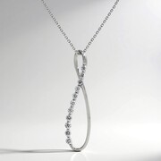 Collana in oro con Diamante SI1 (H) (CIRARI)