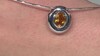 Colgante en plata con Citrino (MONOSONO COLLECTION)