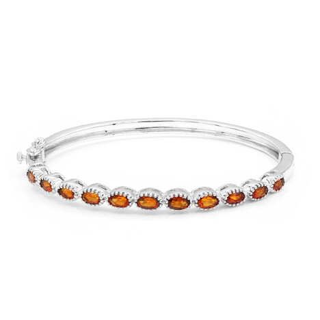 Mandarin-Citrin-Silberarmreif