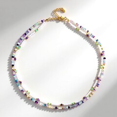 Collana in argento con Fluorite (Riya)