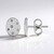 Boucles d'oreilles en argent et Diamant I2 (I)