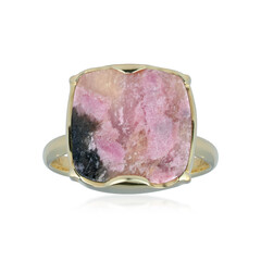 Anello in argento con Rodonite Sulavesi (Bali Barong)