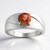 Anello in argento con Pietra del Sole dell'Oregon